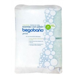 Esponja jabonosa Fibra 100% 100gr 12x20  Pq.: 24 Uds ( bb-1)