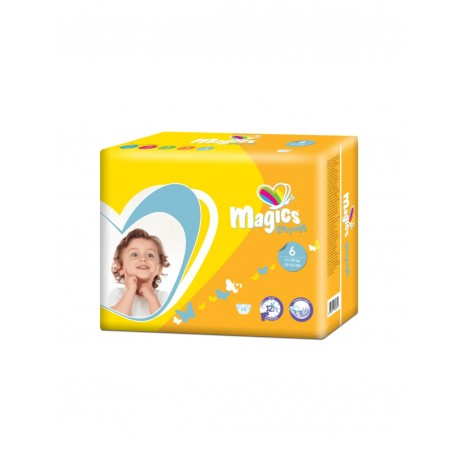 Paquete de pañales Magics talla 6 Easysoft. 36uds (16-30 kg)