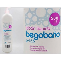 jabón liquido begobaño con dosificador 500 ml ( bjt-500)